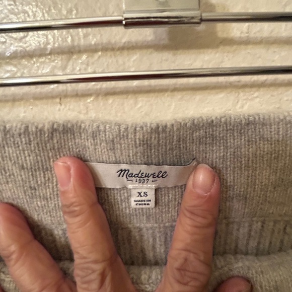 MADEWELL  Rowhouse Merino Wool Blend Knit Sweater Skirt SZ XS - Picture 6 of 8